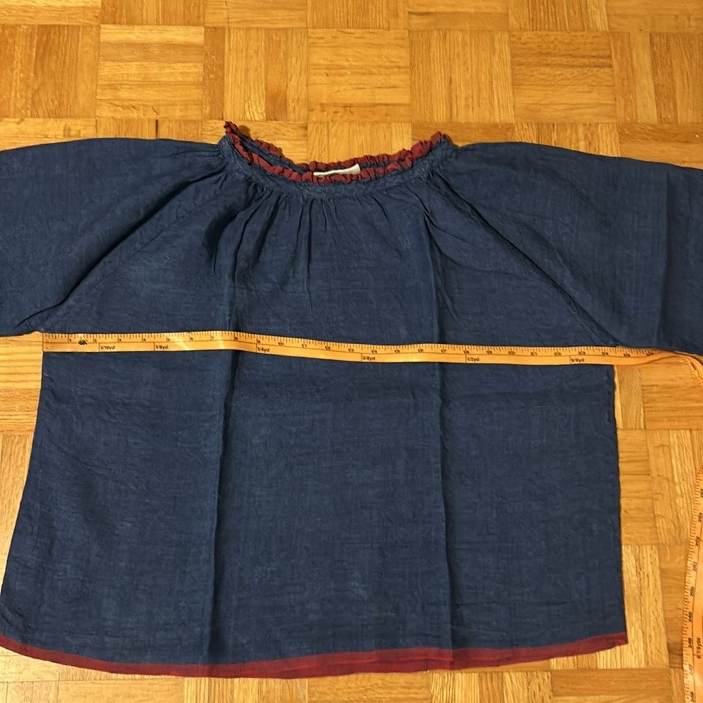 Runaway  Bicycle Navy Blue Top with Red Trim - Picture 5 of 16